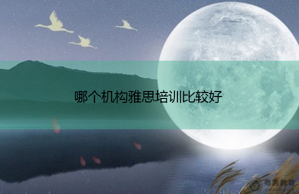 哪个机构雅思培训比较好