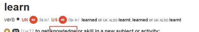 学知识真的不能成learn knowledge！