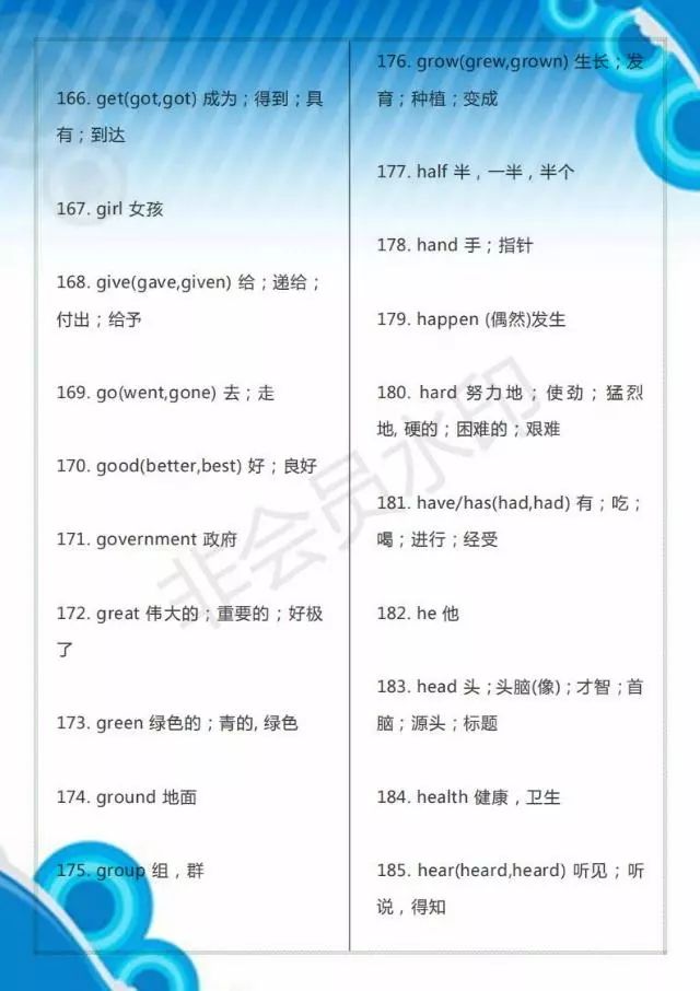 中考词汇英语2024可打印_中考词汇英语2024_中考英语词汇