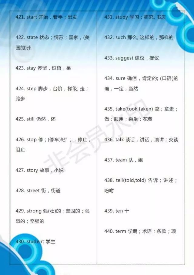中考词汇英语2024可打印_中考词汇英语2024_中考英语词汇